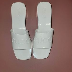 Gucci Women's Rubber Slide Sandal